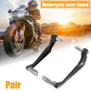 Universal 2 x 7/8" Motorcycle Brake/Clutch Lever Guard 22mm Titanium Tone