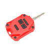 Jeep Wrangler JK Red Key Fob Shell Case Cover (2007-2017)