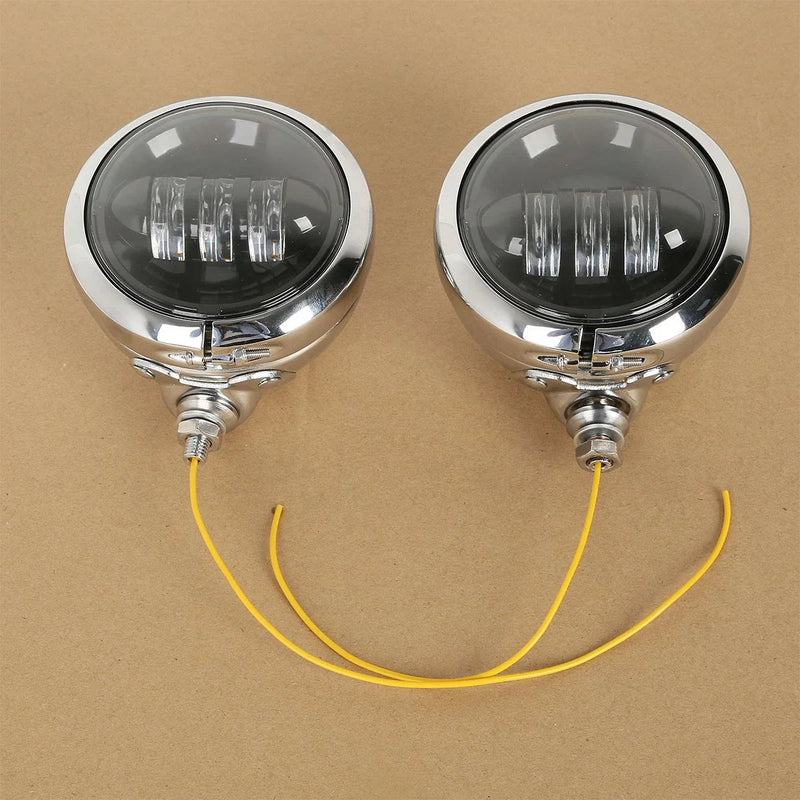 Harley 4.5" LED Auxiliary Spotlight Fog Passing Lights