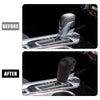 Nissan Faux Leather Carbon Fiber Black Gear Shift Knob Cover
