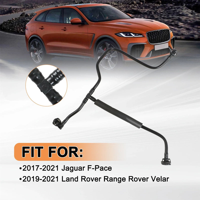 Jaguar F-Pace Engine Coolant Expansion Tank Hose (2017–2021)