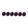 Motorcycle Bike 6 x Titanium Bolts Torx Head Flange Screws M8x25mm