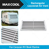 Caravan RV Boat Marine Rectangular Louvered Air Vent 260 x 125mm