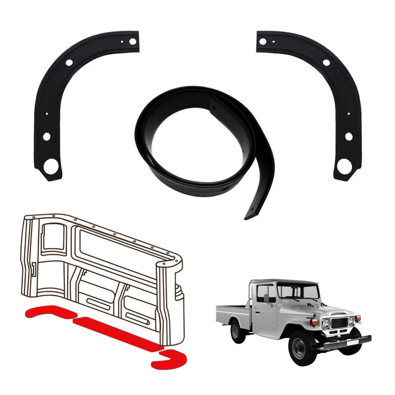 Spacer Cab Molding Rubber Seal Strip Fit 1976-80 Toyota Land Cruiser FJ45 Pickup
