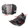 Honda CB650R Silver Motorcycle Front Windshield Visor (2019-2023)