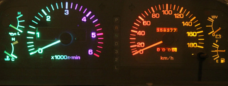 Toyota Landcruiser 80 Series Rainbow LED Dash Instrument Cluster Light Kit