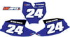 KTM 50 Custom Number Plate Stickers STOKED Style Decals (2016-2022)