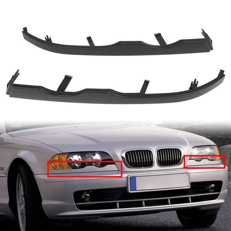 BMW 3 Series E46 M3 Front Bumper Headlight Trim Molding (2000-2006)