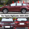 Toyota Highlander Front Side Rear Window Sunshade Privacy (2020–2025)