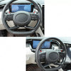 Hyundai Tucson 2 x Carbon Fiber Steering Wheel Button Cover Trim (2022–2024)