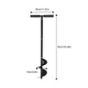 Fence Post Soil Digger 5.9"x33" Large Hand Auger Drill