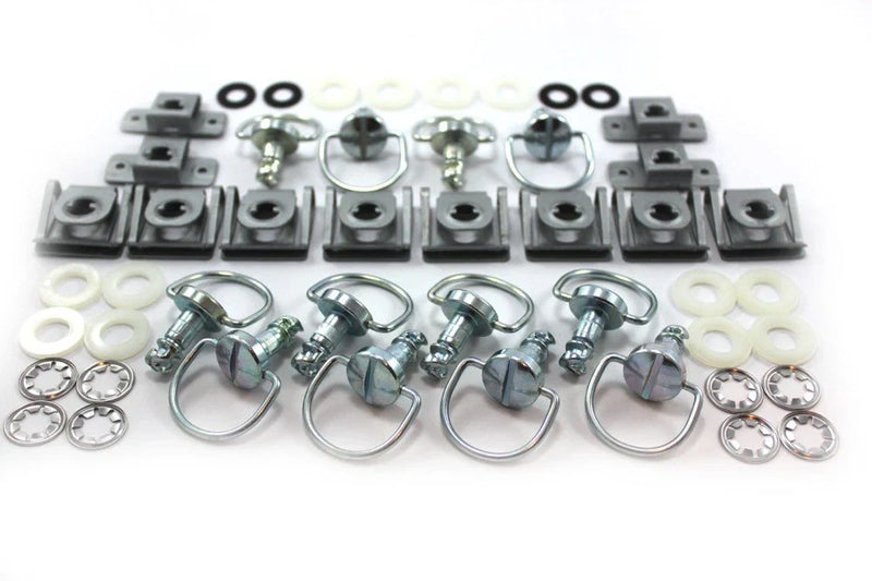 Renault Clio V6 Engine Bay & Front Tray Cover 12 x dzus Clips