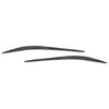 Alfa Romeo Giulia Black Headlight Eyebrow Eyelids Covers (2015-2024)