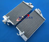 Honda CR125 CR125R Aluminum Radiator + Blue Hose (2002-2003)