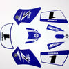 Yamaha Peewee 50 3M Blue Decals Graphics Sticker Kit