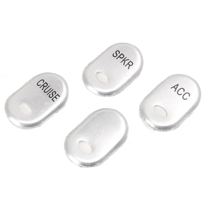 Harley Touring FLHT FLTR Stainless Steel Rocker Panel Switch Button Cover (2014-2023)