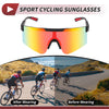 Motorcycle 1Pc Goggles Red Lens Black Frame Tri-acetel Cellulose PC