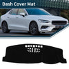 Volvo S90 Sun Protector Black Dashboard Cover Mat (2017-2019)