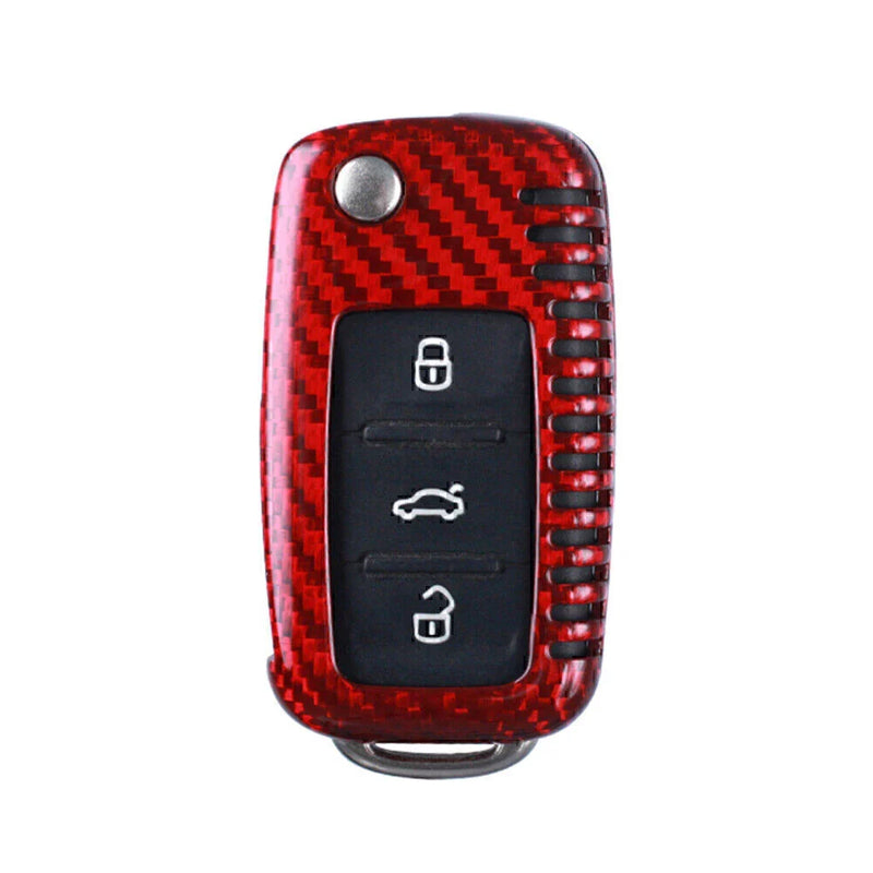 VW Golf, Jetta, Rabbit, Polo Carbon Fiber Key Shell Cover (2006-2014)