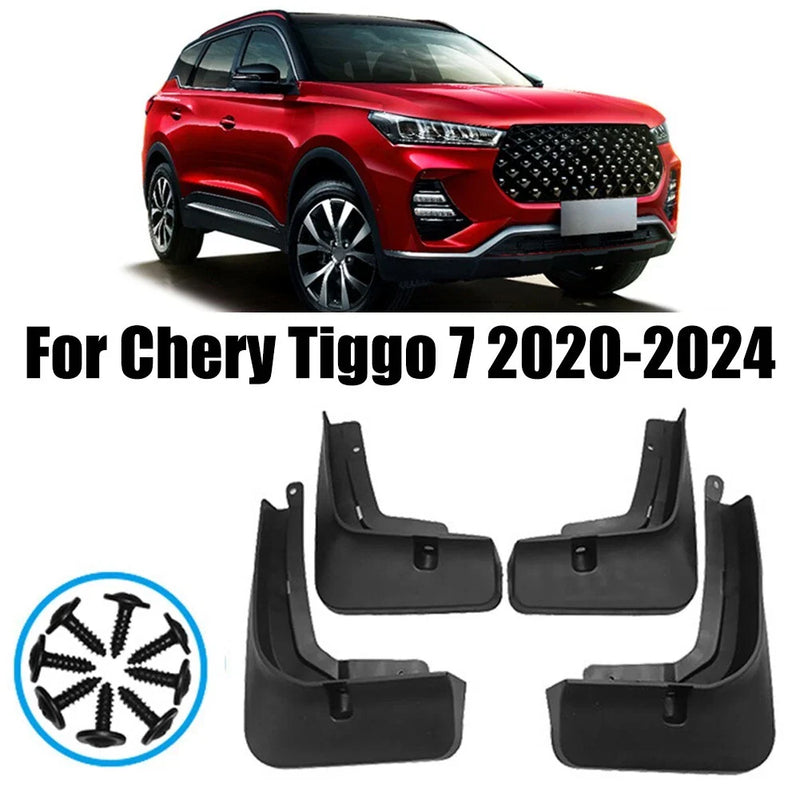 Chery Tiggo 7 Front Rear 4pcs / Mudflaps (2020–2023)