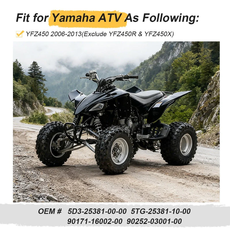 Yamaha YFZ450 YFZ450V Rear Axle Shaft