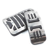 Jaguar XE XF XJ XJL Stainless Steel Brake Gas Pedal Covers