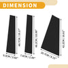 Toyota Sienta (2022-2024) Black 6 Pcs Door Pillar Window Trim