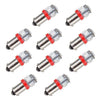 Car Acc Sk 10 x BA9S LED Dash Instrument Panel Light Bulbs