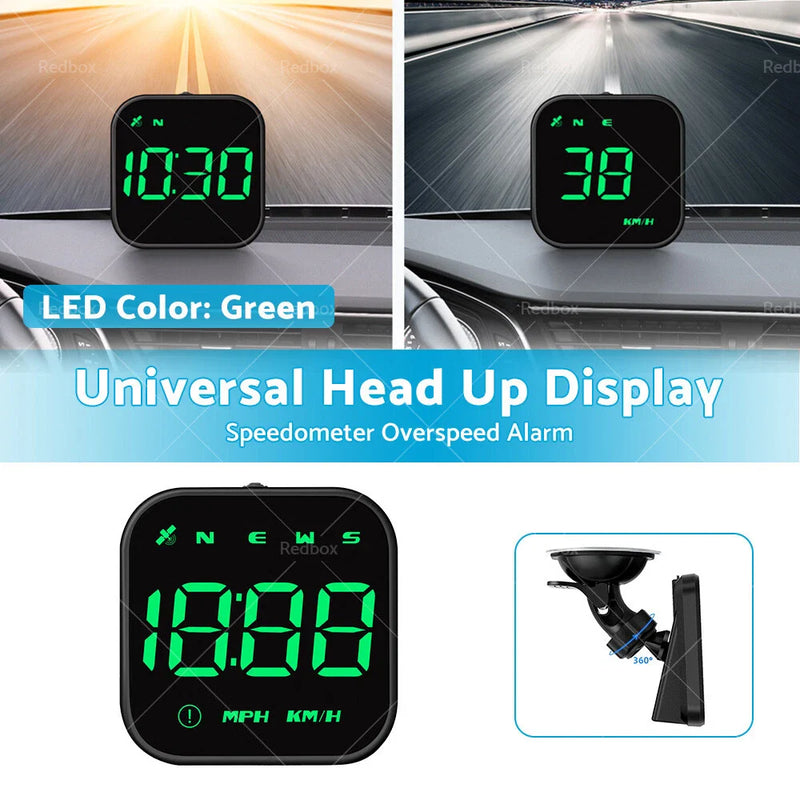 Car - Overspeed Alarm Universal LED Digital GPS Speedometer HUD