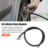 Car / Motorcycle 80cm Tire Inflator Pump Hose with Locking Air Chuck