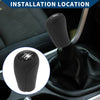 Mazda 5 (2012-2015) Black Faux Leather 6 Speed Manual Gear Shift Knob