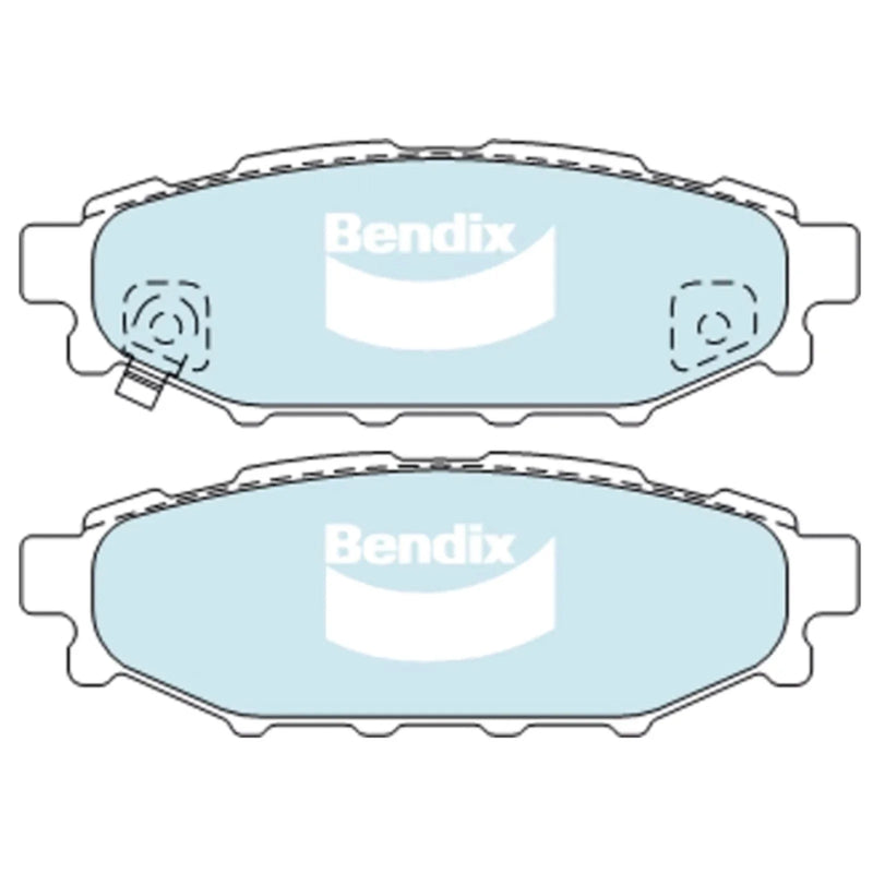 Subaru Impreza Rear Disc Brake Pads Set (2007-2014)