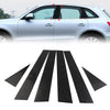 Audi Q5 6 x Exterior Door Window B Pillar Post Cover Trim (2012-2017)