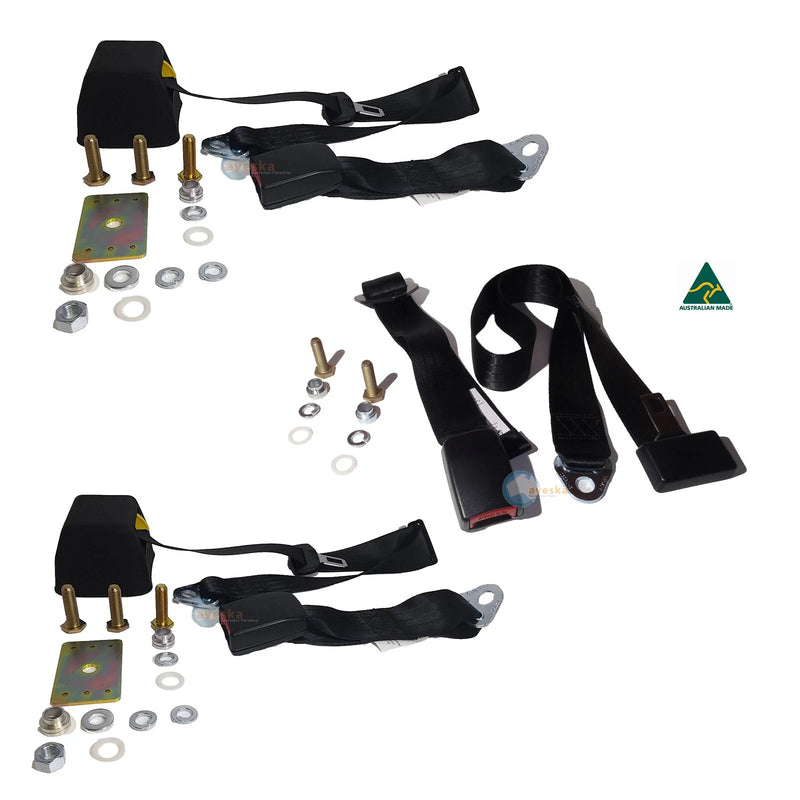 Holden TF TG VB VC Rear Bucket Seat Belt Kit