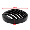 Bobber Black Aluminum Shallow Cut Headlight Grill Cover