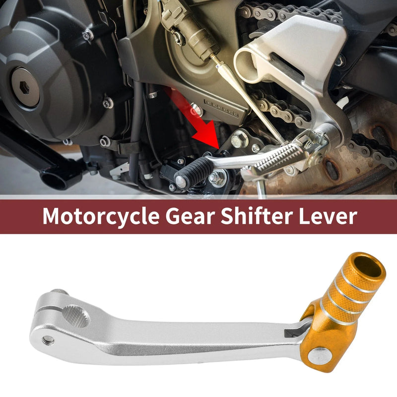 Honda CRF150F Silver Tone Gold Tone Gear Shifter Lever (2003–2017)