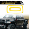 Jeep Wrangler JK Center Console Gear Shift Ring Cover Trim (2007-2018)
