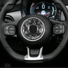 Fiat 500 (2008-2023) 2 x Forged Carbon Fiber Steering Wheel Center Cover