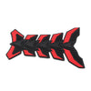 Motorcycle 3D Red Fish Bone Gas Fuel Oil Tank Pad Decal Sticker