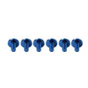 Bike Motor - Blue 6 x M6x10mm Titanium Alloy Torx Head Bolts