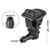 Jeep Wrangler 2 x Front Windshield Washer Nozzles (2013-2017)