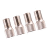 Car Truck 4 x 19mm Chrome Tyre Valve Stem Cap Extensions