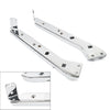 Harley Touring 1985-2008 Chrome Saddlebag Rail Support Brackets