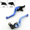 Kawasaki ZX10R / RR / KRT (2016-2017) Blue 2 x Racing Lever Set
