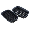 BMW E36 3 Series Sedan Matte Black Front Kidney Grilles (1992-1997)