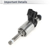 Subaru BRZ 2.0 (2013-2020) Black Silver Tone Fuel Injector 1 Pc