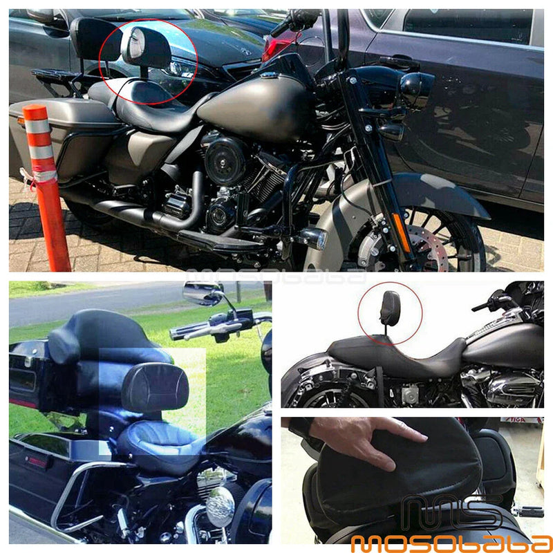 Harley Roadking FLHR FLHX SE Soft Driver Rider Backrest Pad Mount Kit (2009-2021)