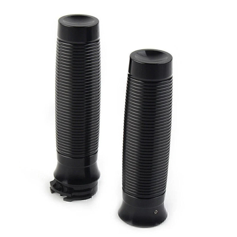 Harley Bobber Chopper 25mm Black Motorcycle Handlebar Hand Grips