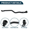 BMW 640i Rubber Coolant Pipe Black 1 Pc Radiator Hose