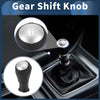 Honda Accord (2003-2008) - Plastic Black Silver Tone 5 Speed Gear Shift Knob